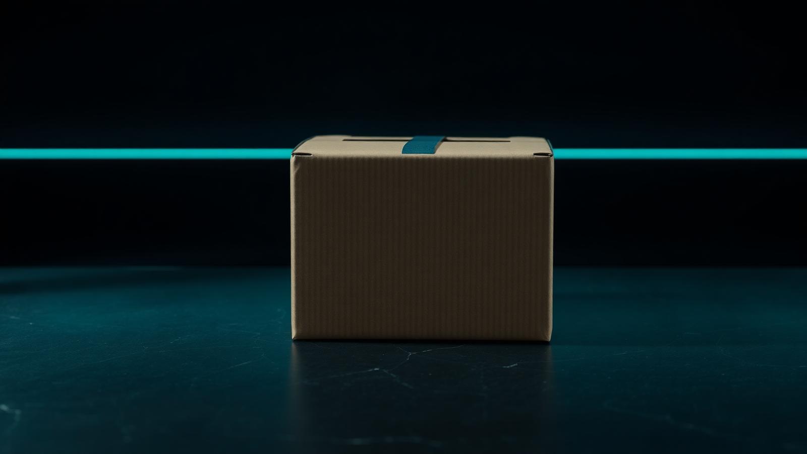Discreet unbranded parcel ready for express dispatch